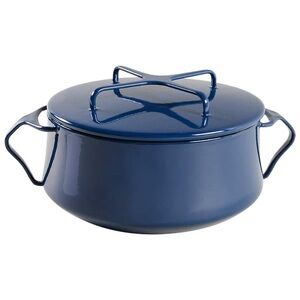 Vintage Dansk IHQ Købenstyle Enamel Dutch Oven, Midnight, 3 Quarts
